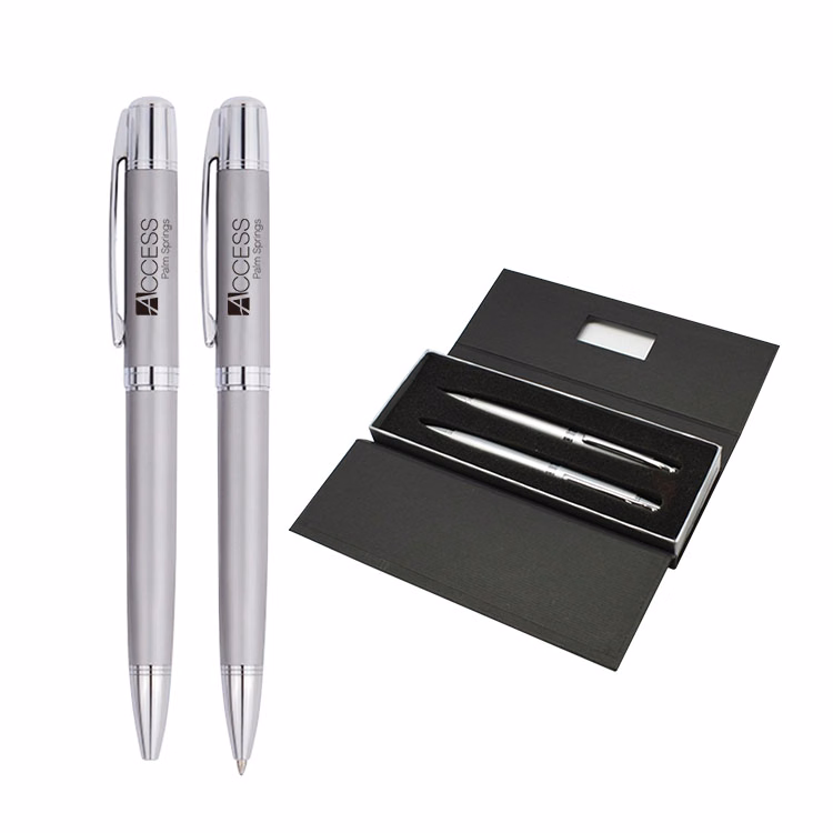 Premium Executive Metal Barrel Pen & Pencil Gift Set