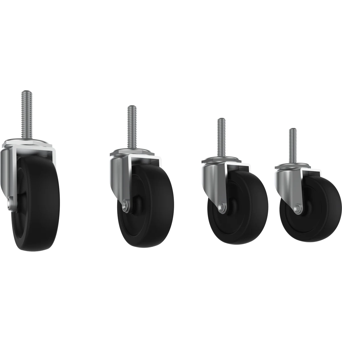 MODify 4 Pack of Casters, 2 locking, 2 non-locking 1