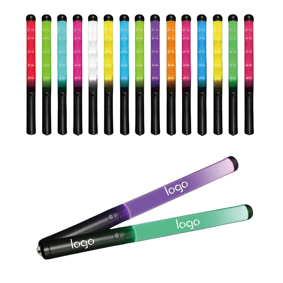 15 Color Handheld Remote Controlled LED Glow Stick 1