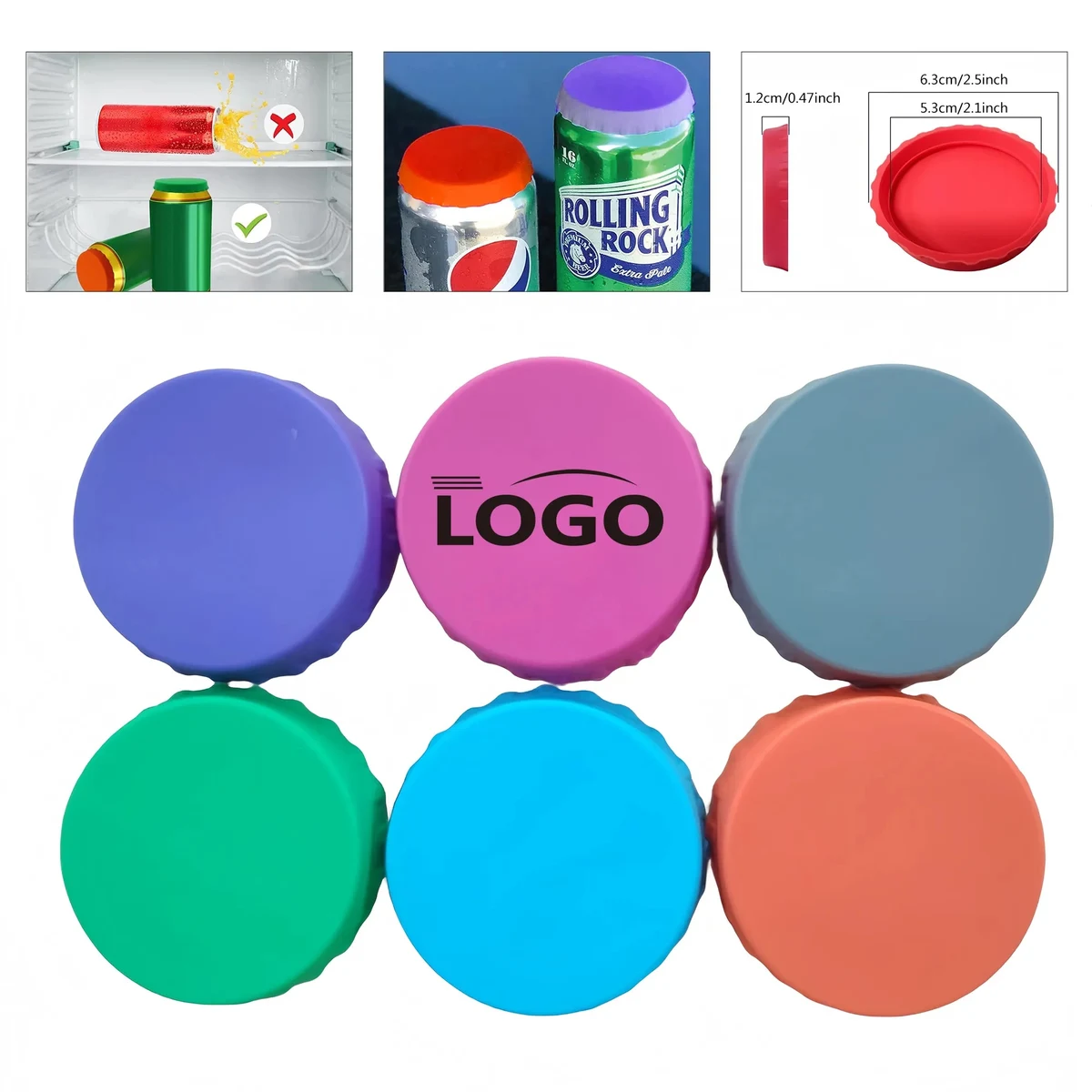 Silicone Reusable Leak Proof Can Cap 1