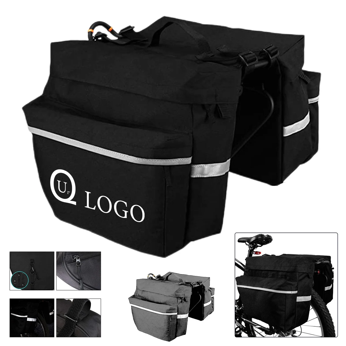 Large-Capacity Bicycle Backseat Bag 1