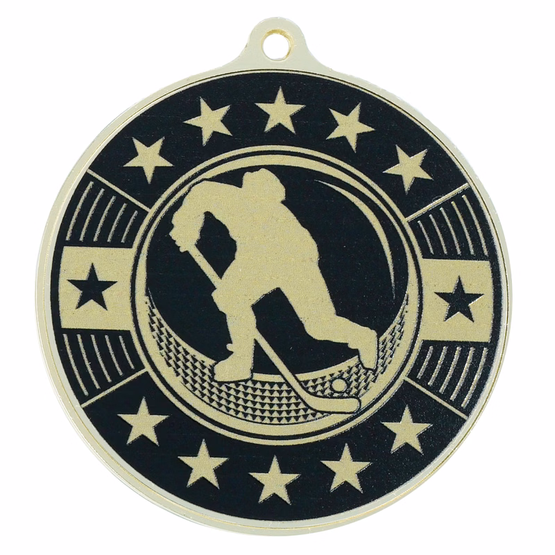 Hockey Simucast Medallion (2-1/8")