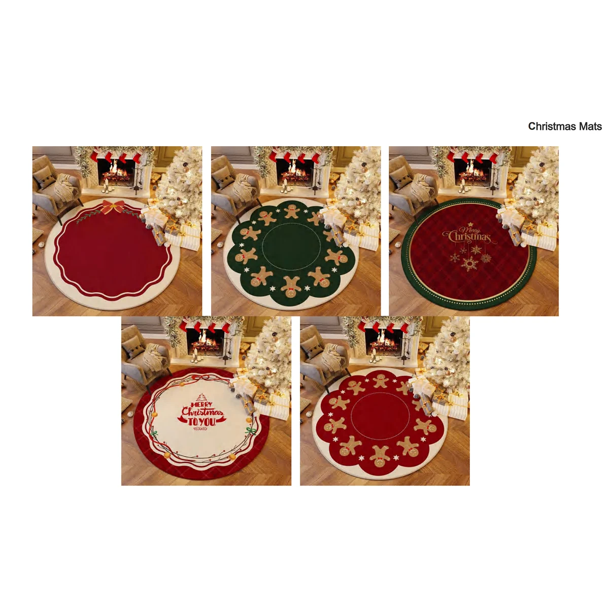 23 5/8 Inches Heat Transfer Christmas Mat 1