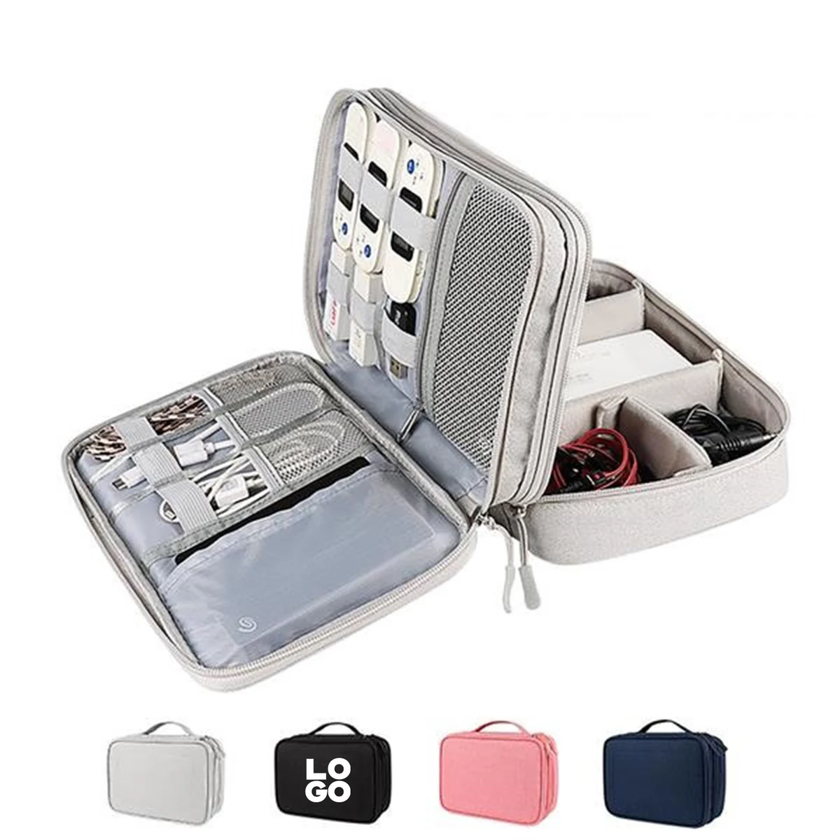 Portable Electronics Travel Organizer 1