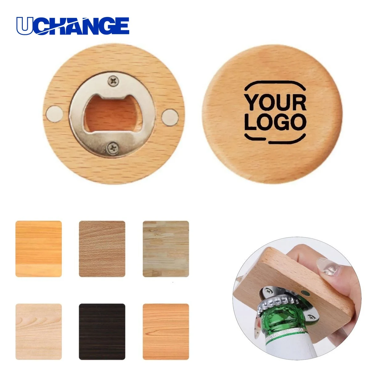 Wooden Bamboo Bottle Opener Tool 1