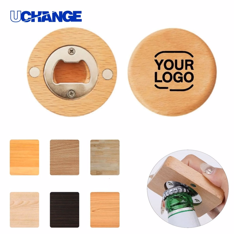 Wooden Bamboo Bottle Opener Tool
