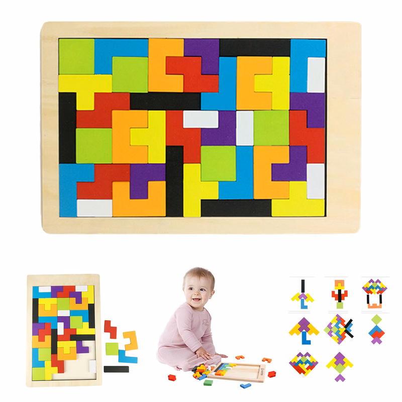 Envirment Wooden Blocks With 40PCS