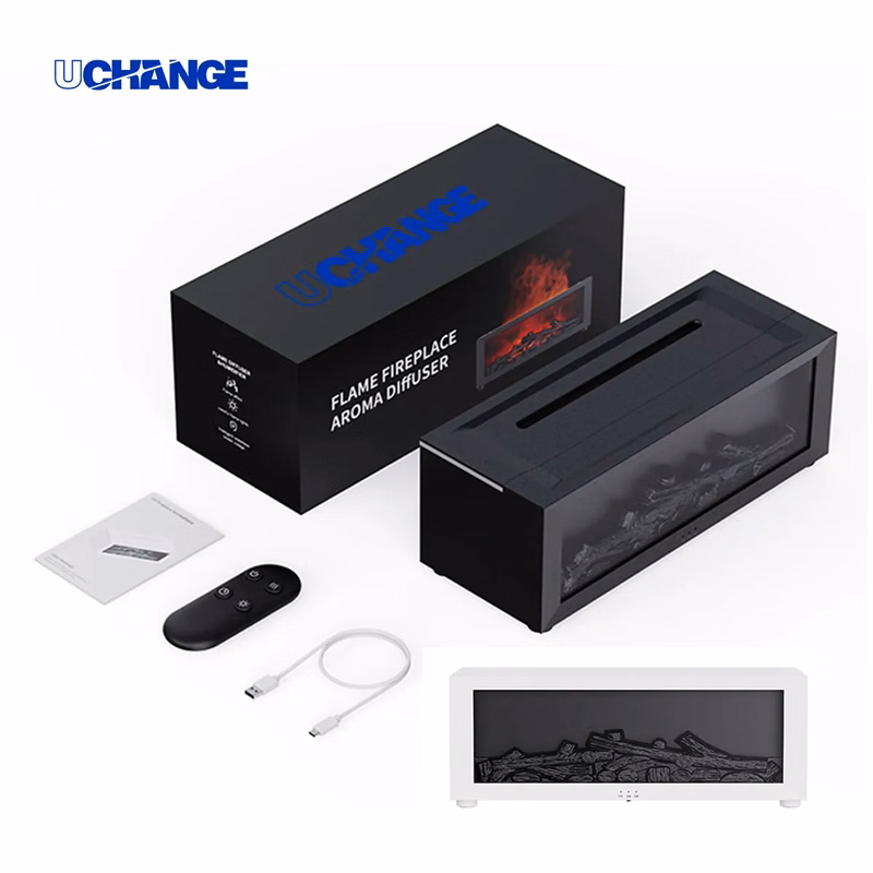 Flame-Effect Ultrasonic Humidifier & Aroma Diffuser