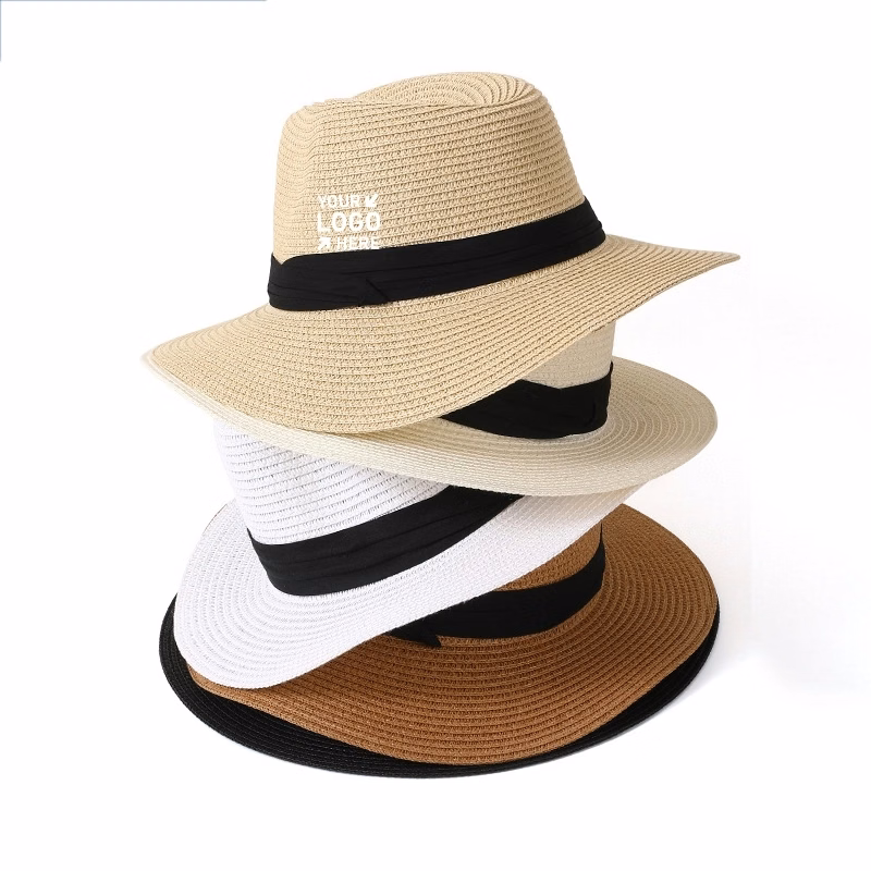 Straw Panama Beach Sun Hat