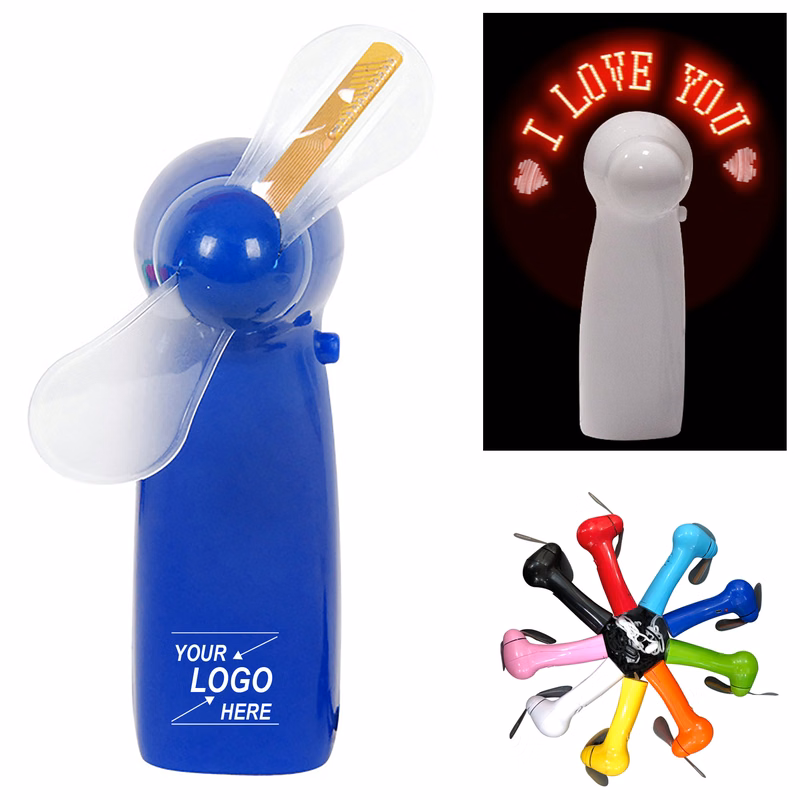 Portable Programmable LED Handheld Fan