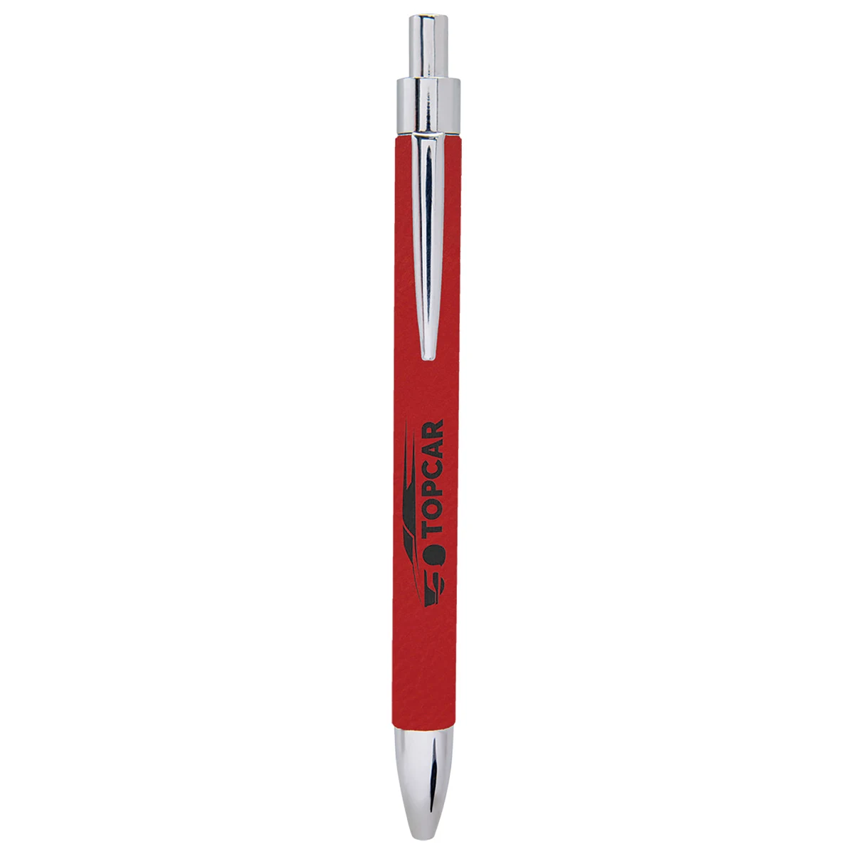 Red Leatherette Pen 1