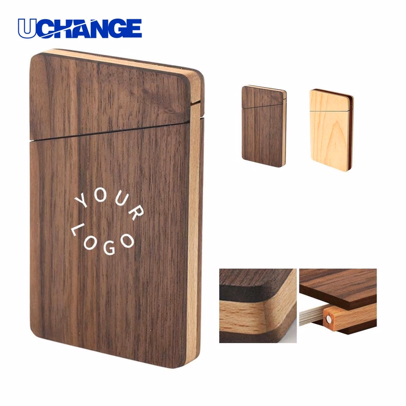Lighter Shaped Business Card Holder Case Sleek