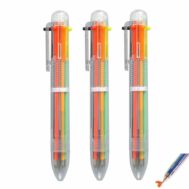 6 Color Creative And Beautiful Ballpoint Pen