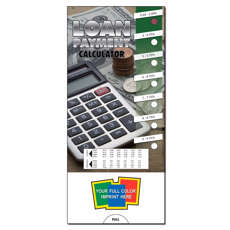 SLIDE CHART - Loan Payment Calculator Slide Chart
