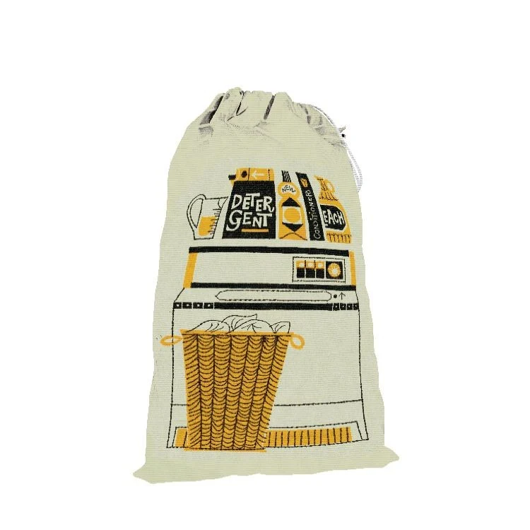 Medium Laundry Bag- Full Color-Sewn in the USA, custom drawstring bag with logo imprint 1