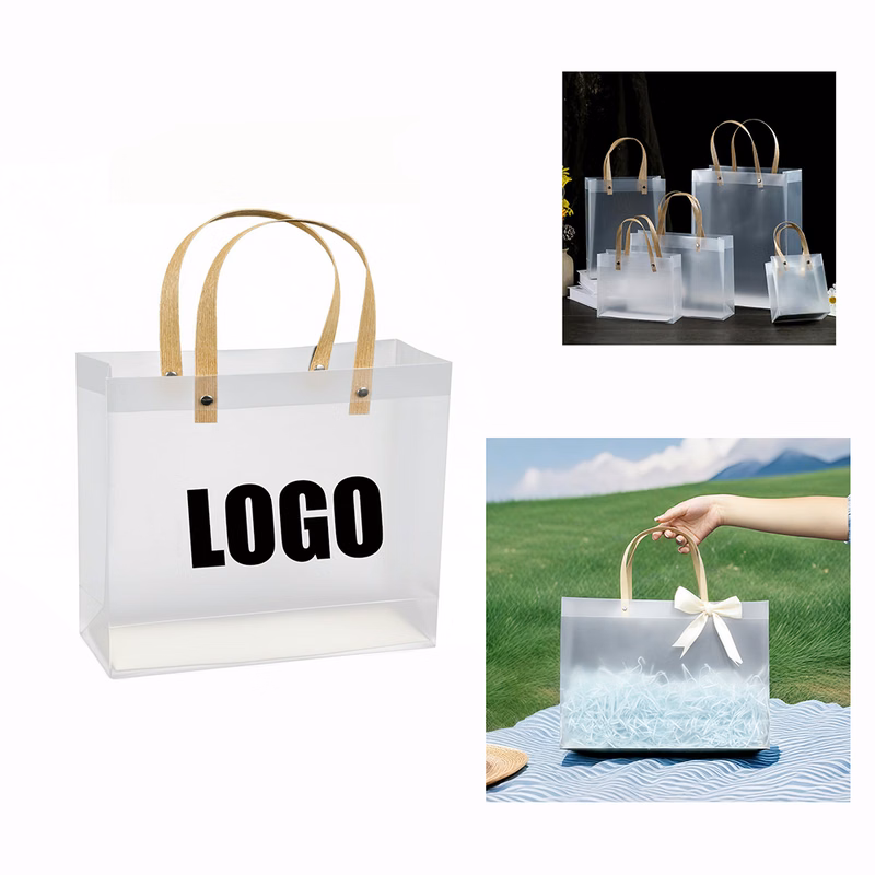 PP transparent gift bag tote bag
