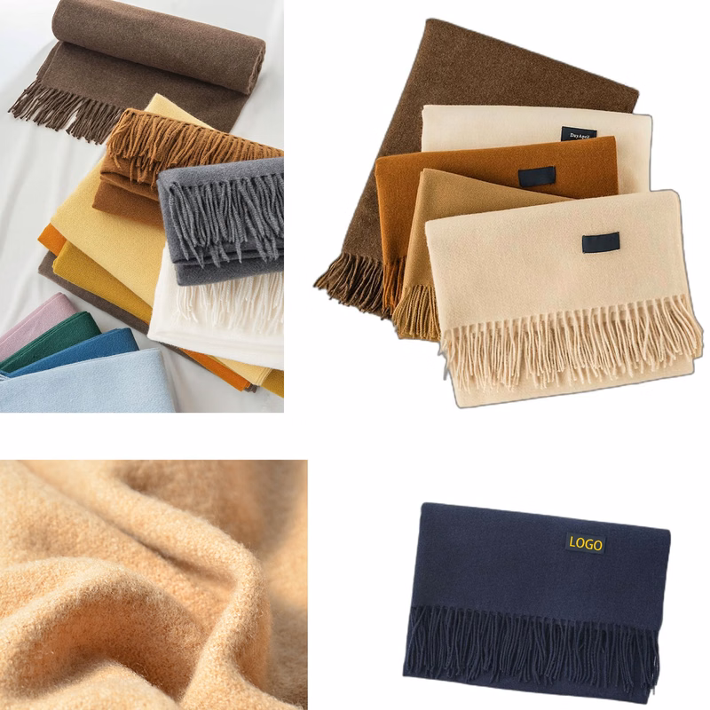 Classic Solid Color Scarf for Fall and Winter