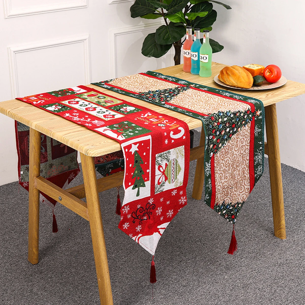 Christmas Decoration Table Cover Cloth Runner 1