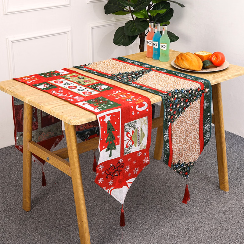 Christmas Decoration Table Cover Cloth Runner