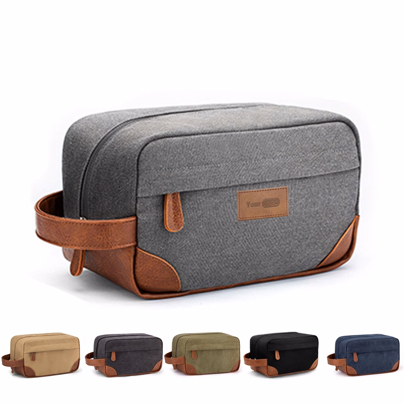 Canvas Waterproof Toiletry Hanging Cosmetic bag