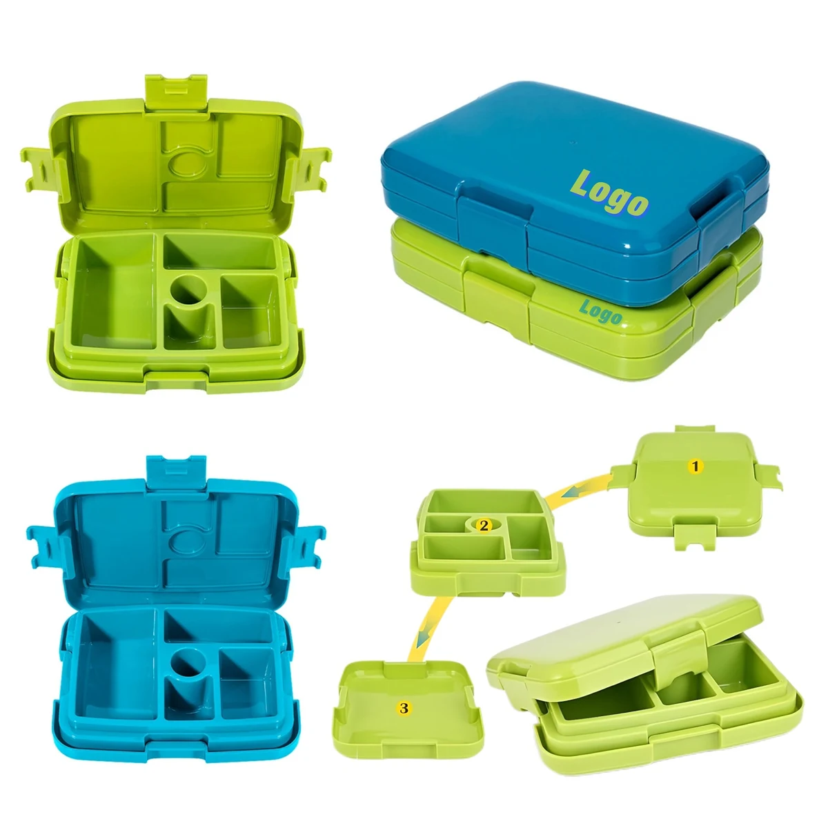 Children'S Compartment Lunch Box 1
