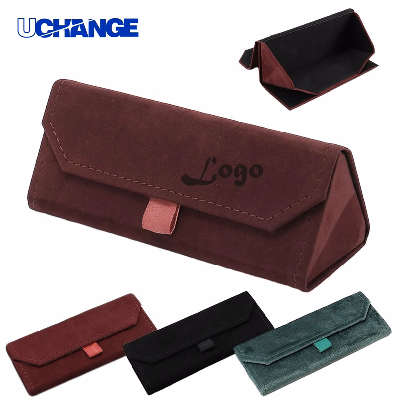 Eyewear Plush Foldable Glasses Case Organizer