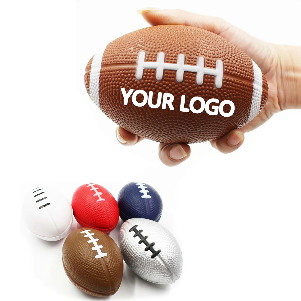 4.7'' Football Stress Ball 1