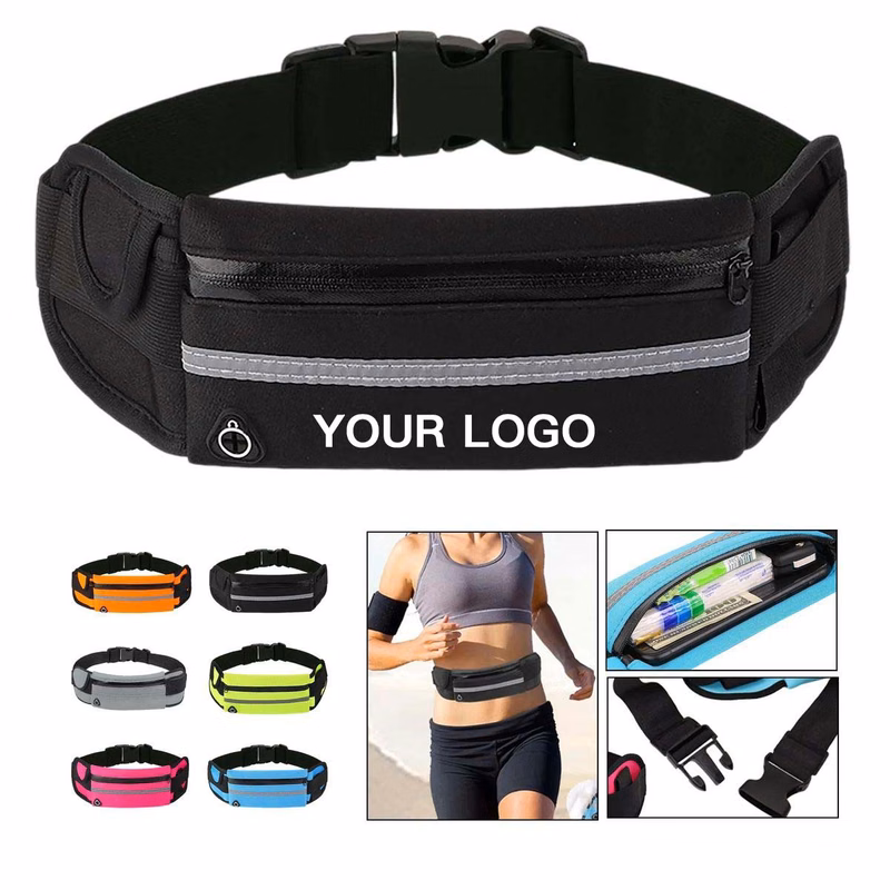 Lightweight Sports Waist Pack with Earbud Port