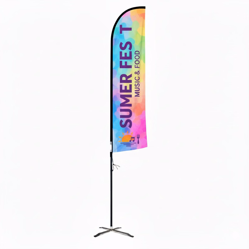 Flex Banner™ Evo™ Feather Flag Kit, Single-Sided 15' Outdoor Banner