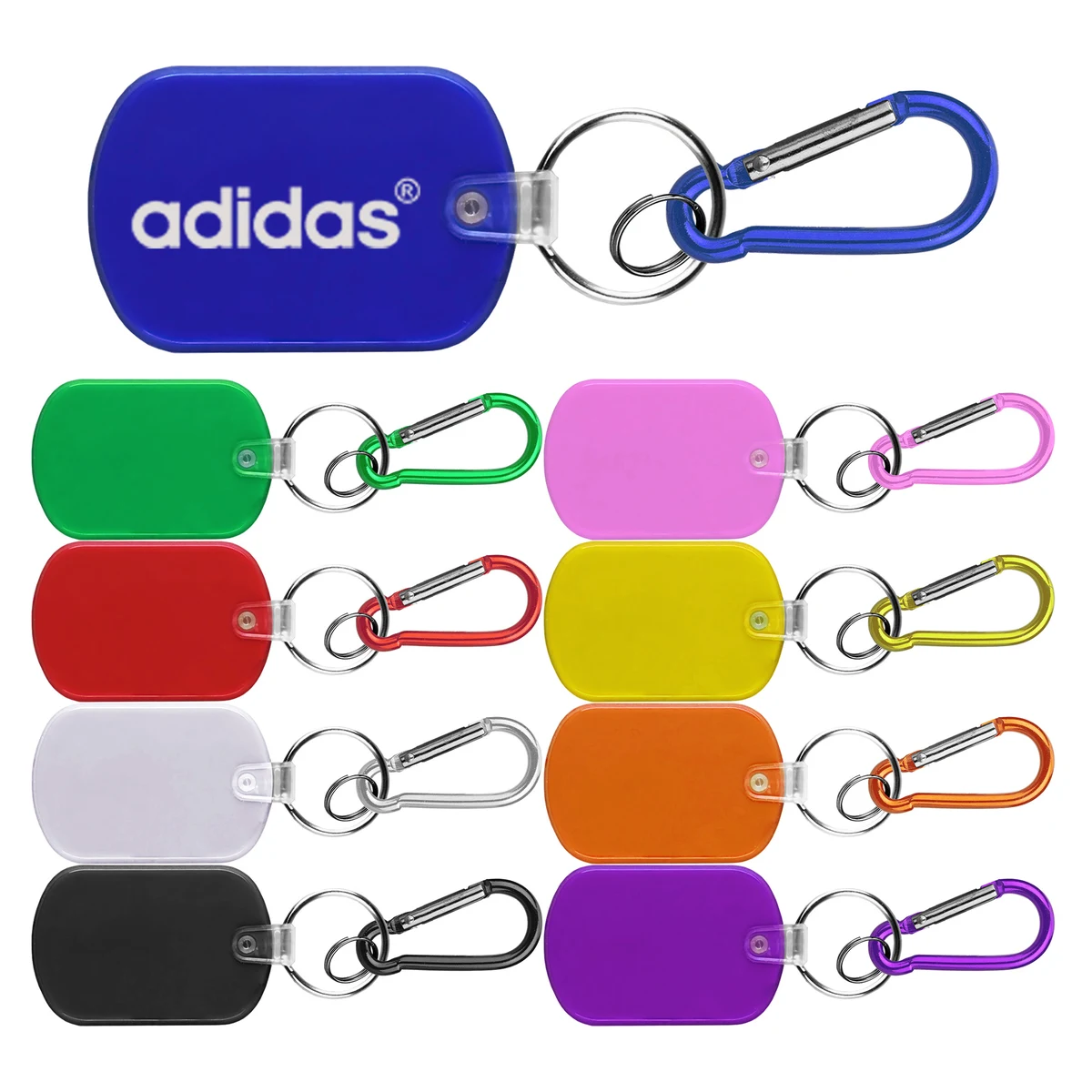 PVC Key Holder with Carabiner 1