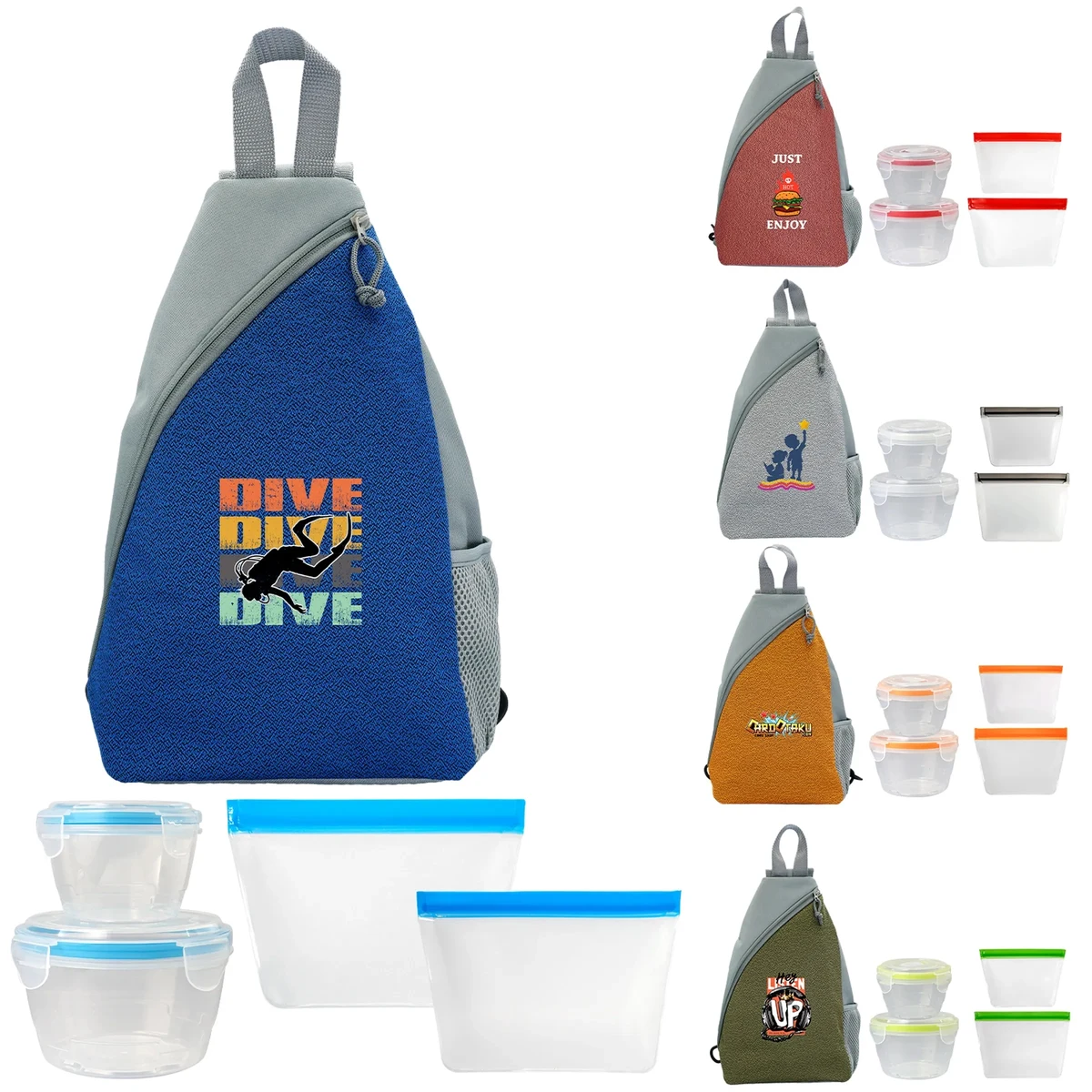 SPECK SLING NESTED BAGGED LUNCH SET 1