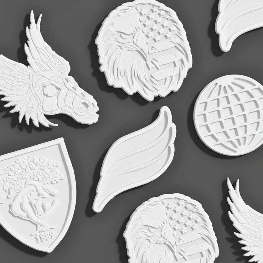 Matte White Flex Patches 1