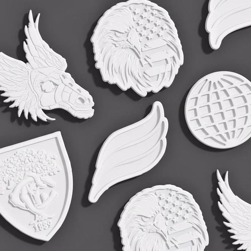 Matte White Flex Patches