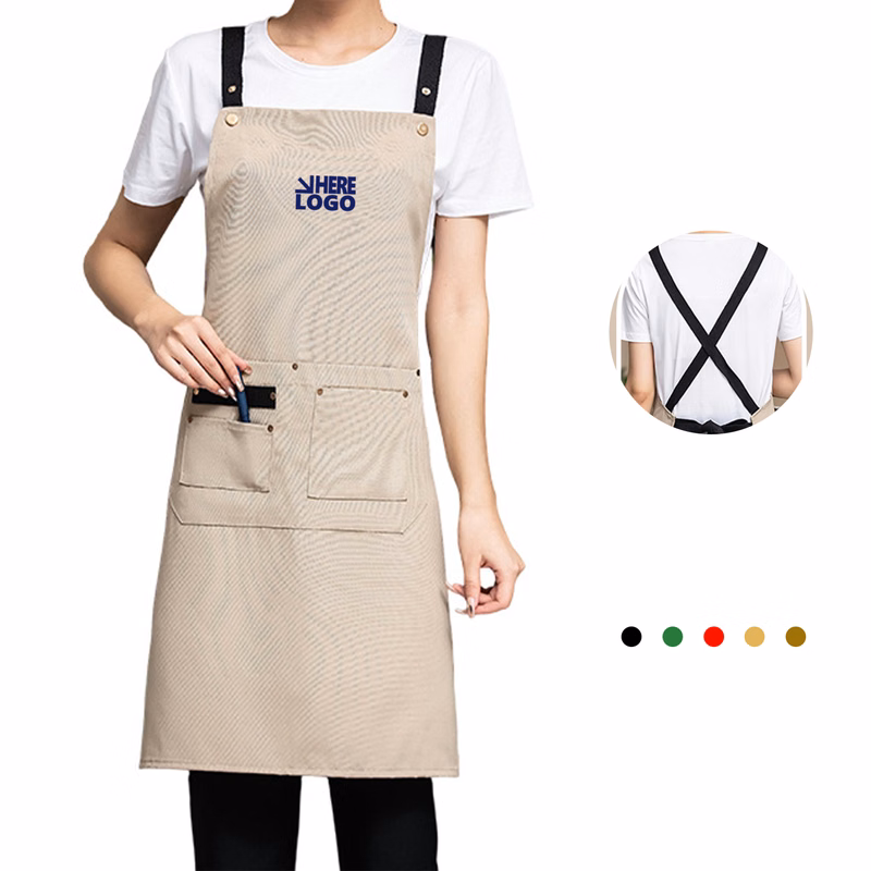 Modern Cooking Apron with Multiple Pockets