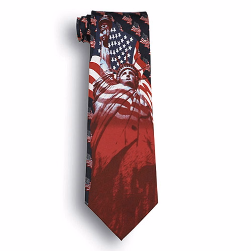 Liberty & Justice Patriotic Novelty Tie