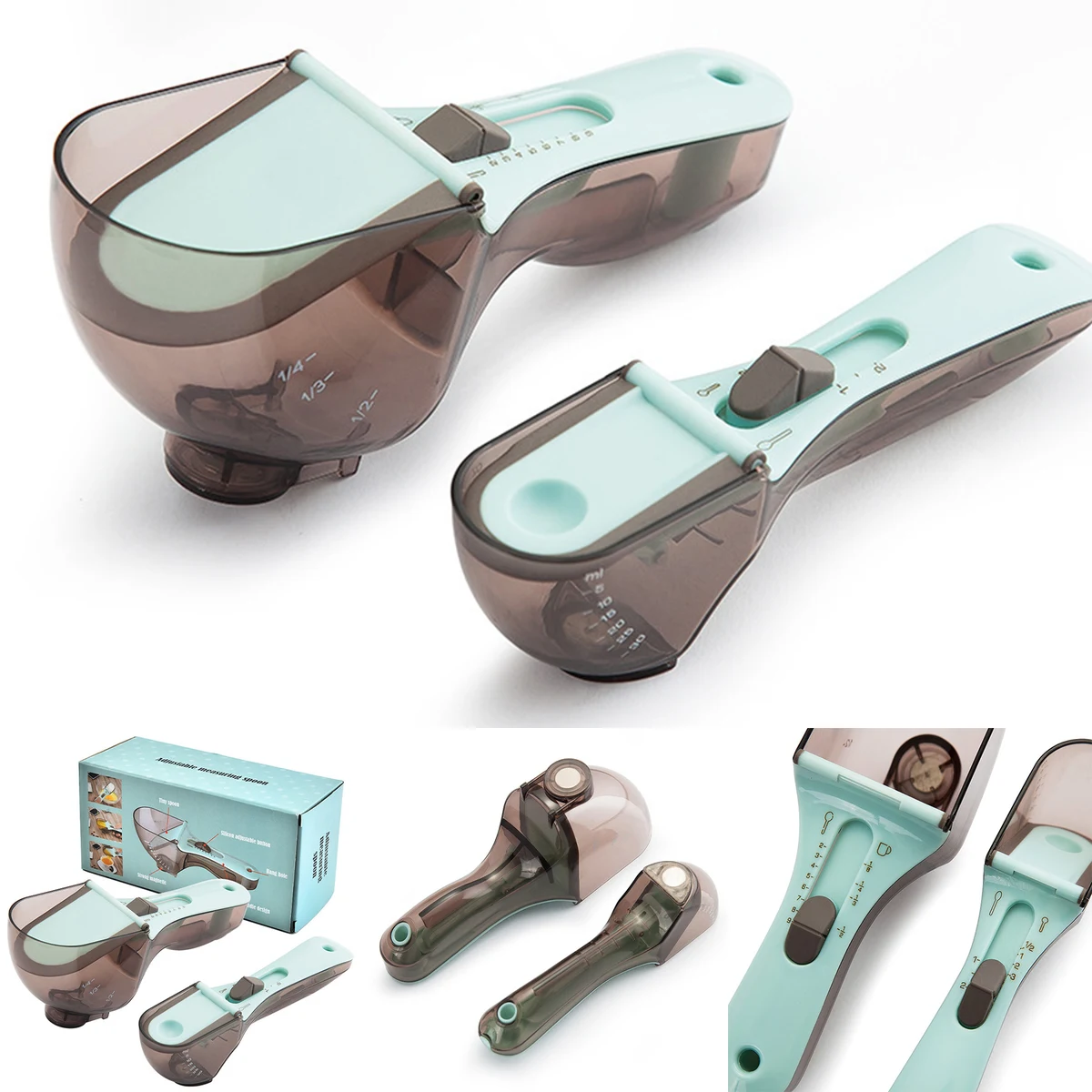 Adjustable Measuring Cups and Spoons Set 1
