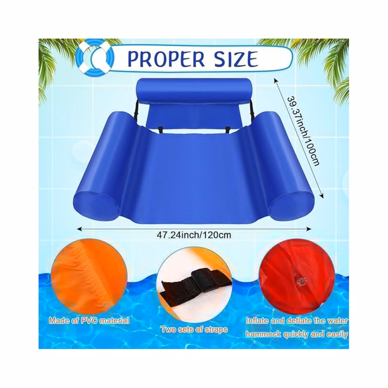 Water Pool Inflatable Lounge Chair Float