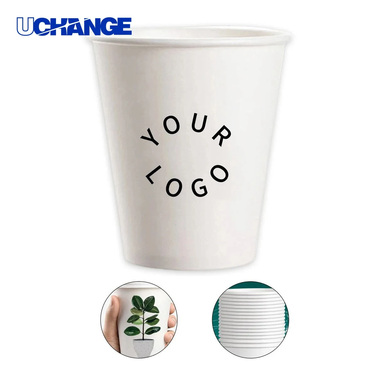 Paper Cup Drinkware 9OZ Disposable Food Safe 1