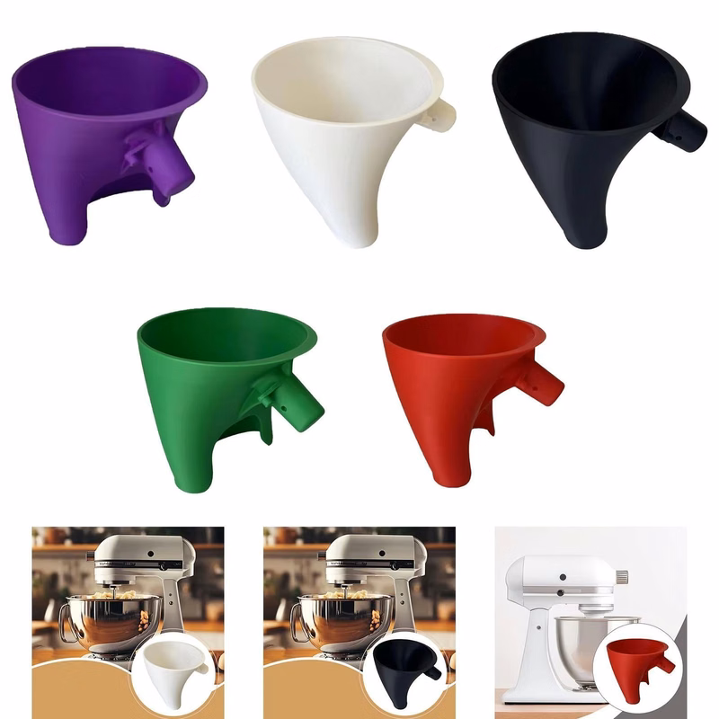 Hands Free Funnel Stand Mixer Baking Pour Tool