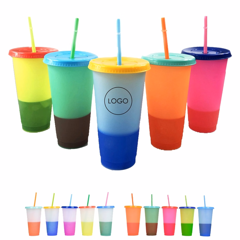 24 oz. Mood Stadium Cup with Straw and Lid