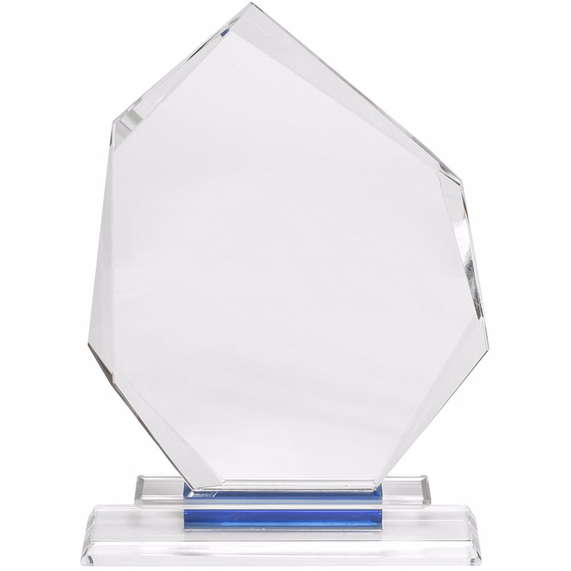 Slanted Heptagon Crystal Business Awards