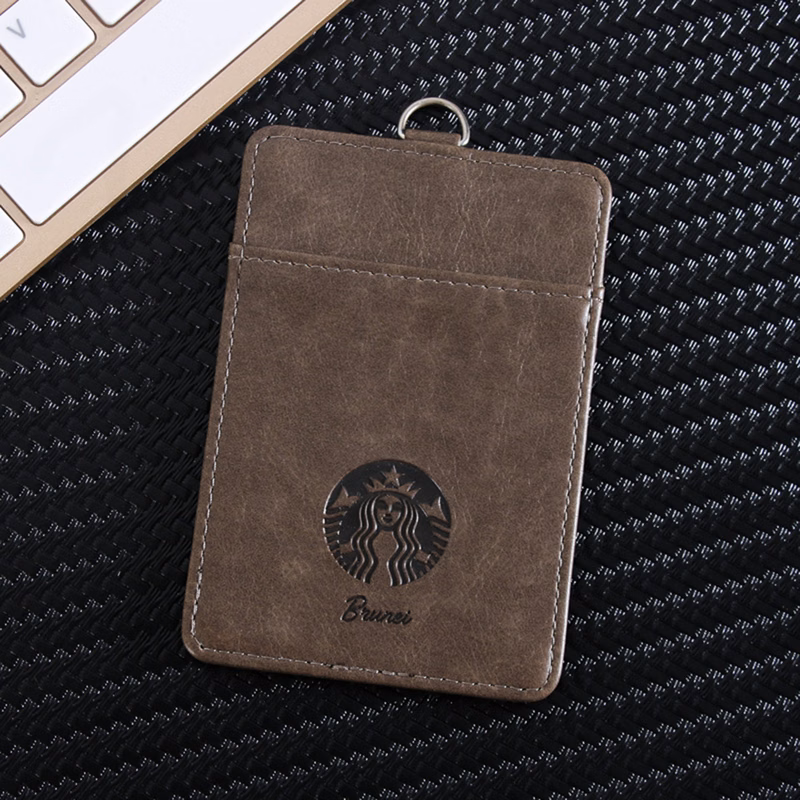 Premium Pu Leather Id Card Holder Badge