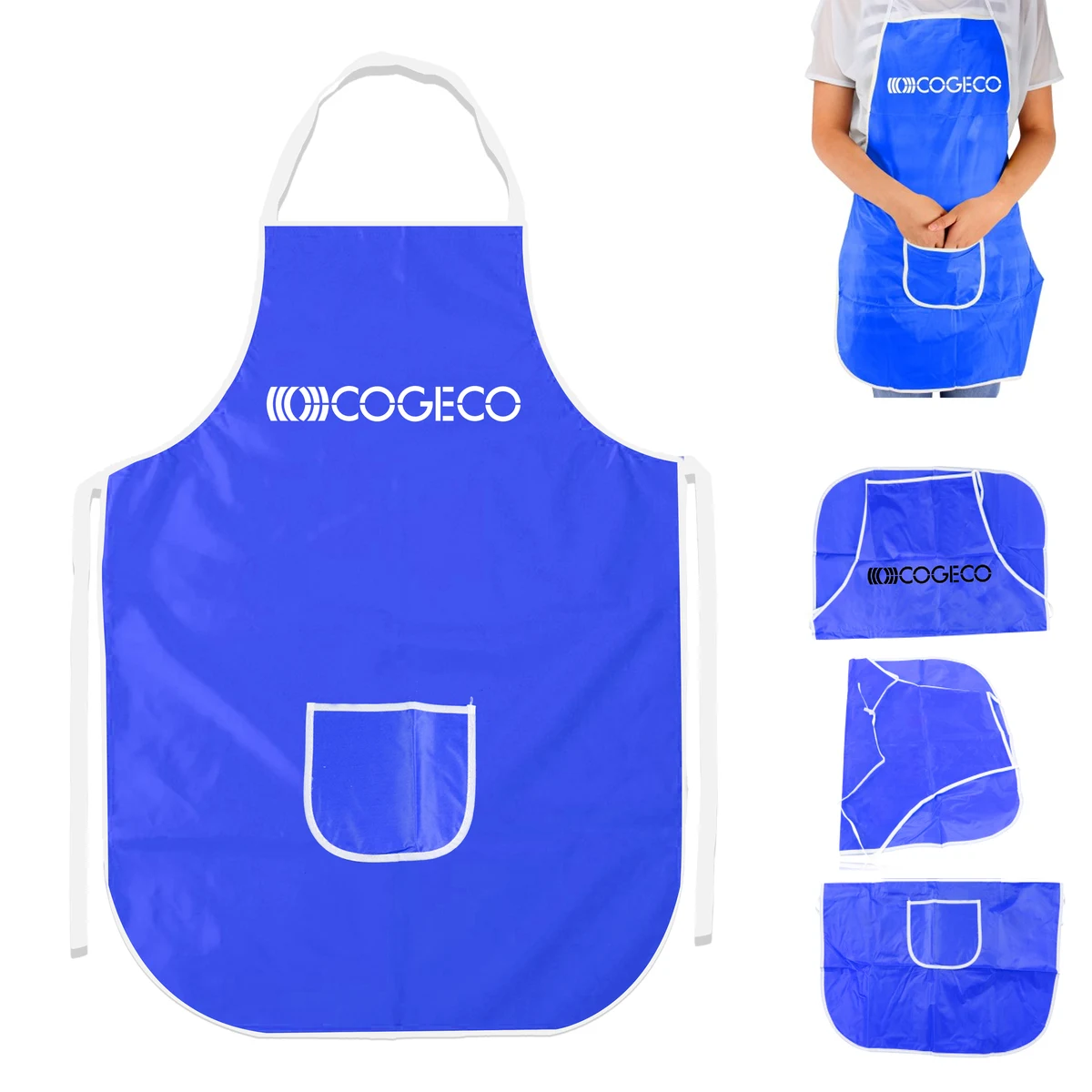 Soft Polyester Apron with Pocket 1