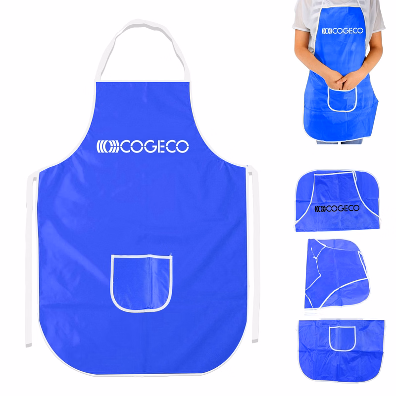 Soft Polyester Apron with Pocket