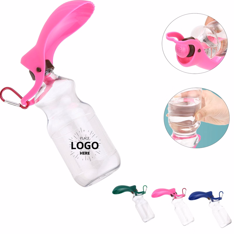 Outdoor Walking Dog Drinking Water Bottle