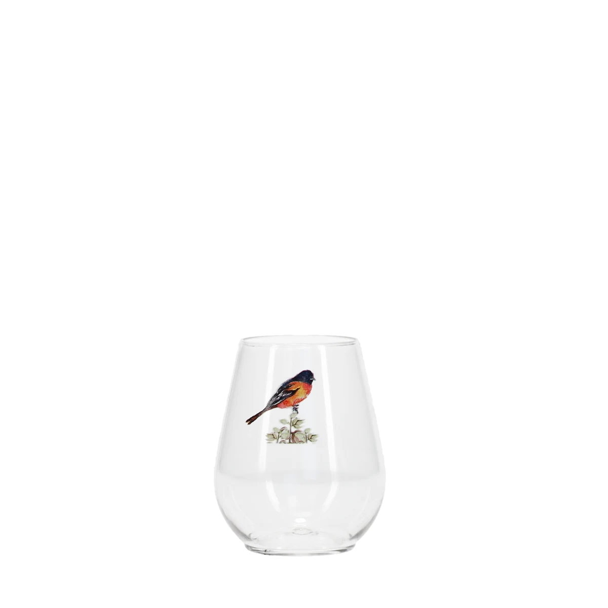 4 oz Plastic Stemless Glass Clear Digital Print 1