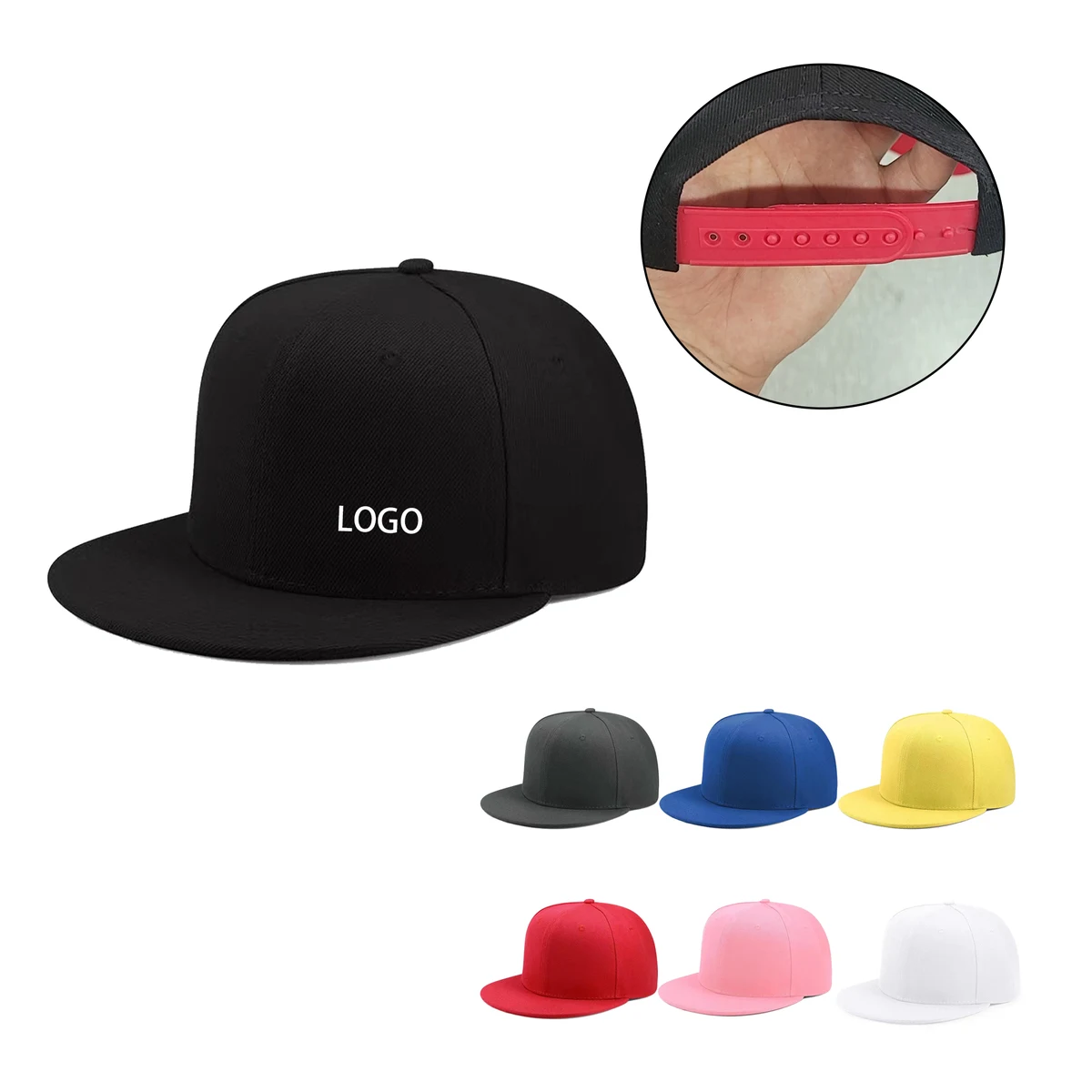 Flat Brim Hat 1