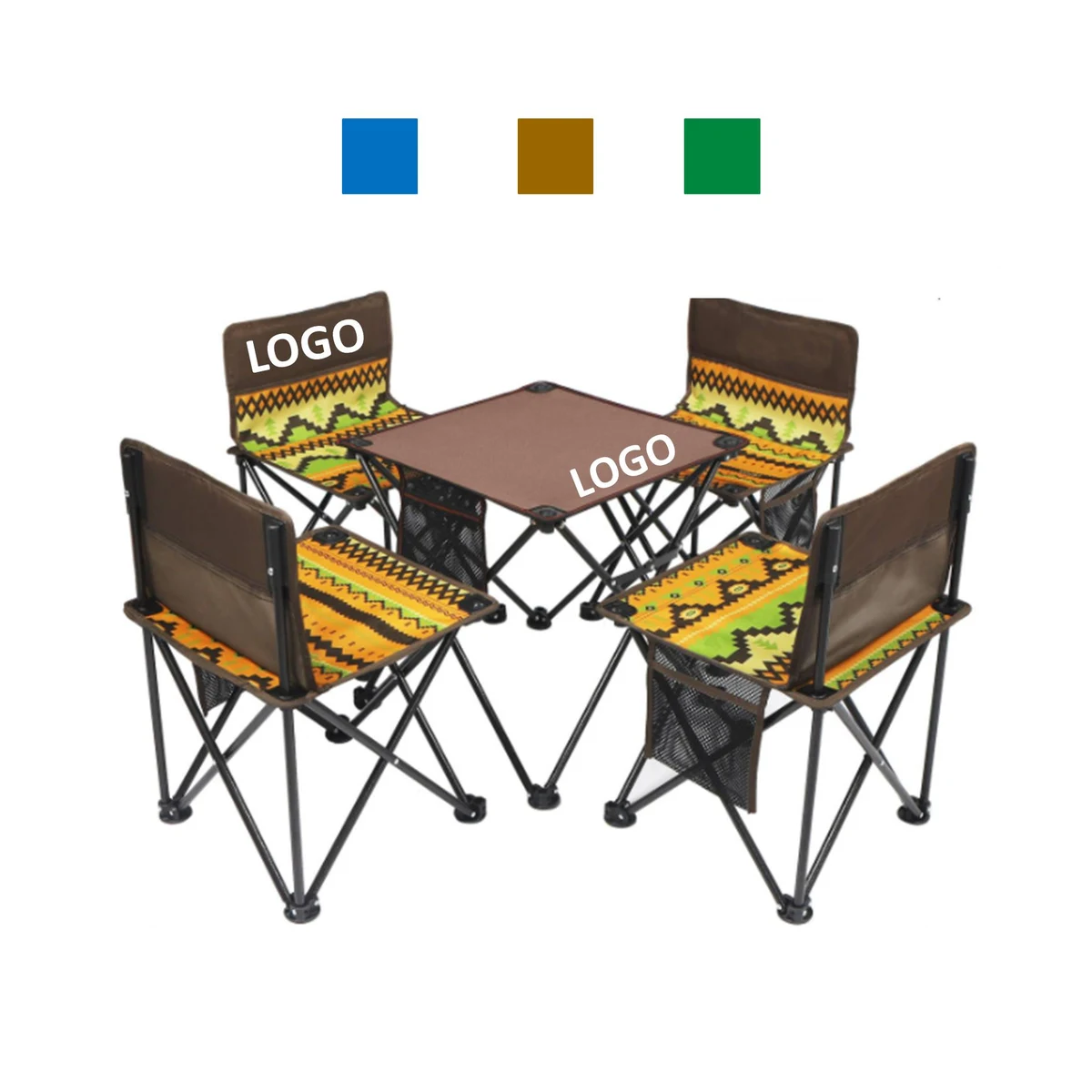 Portable Outdoor Folding Table Chairs Set 1