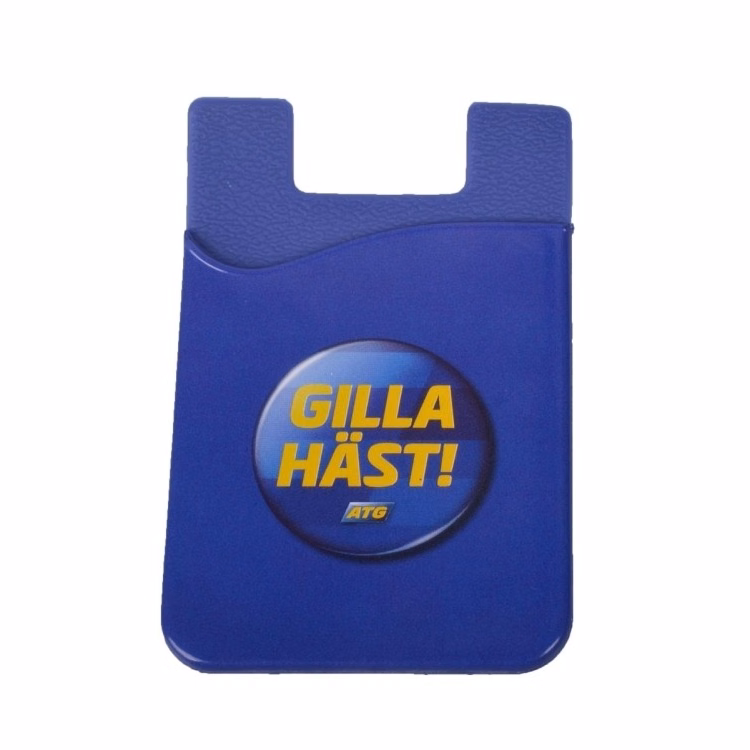 Silicone Cellphone Card Holder/ Silicone Card Wallet (3 3/8"x2 1/4")
