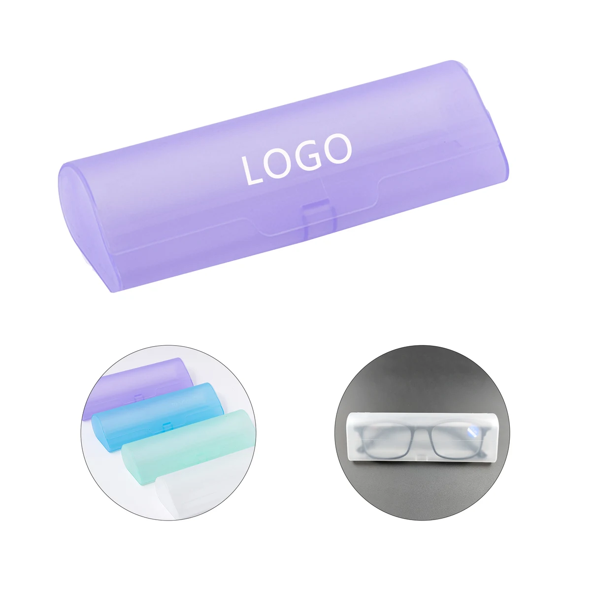 Plastic Reading Glasses Box Lightweight Travel Case 1